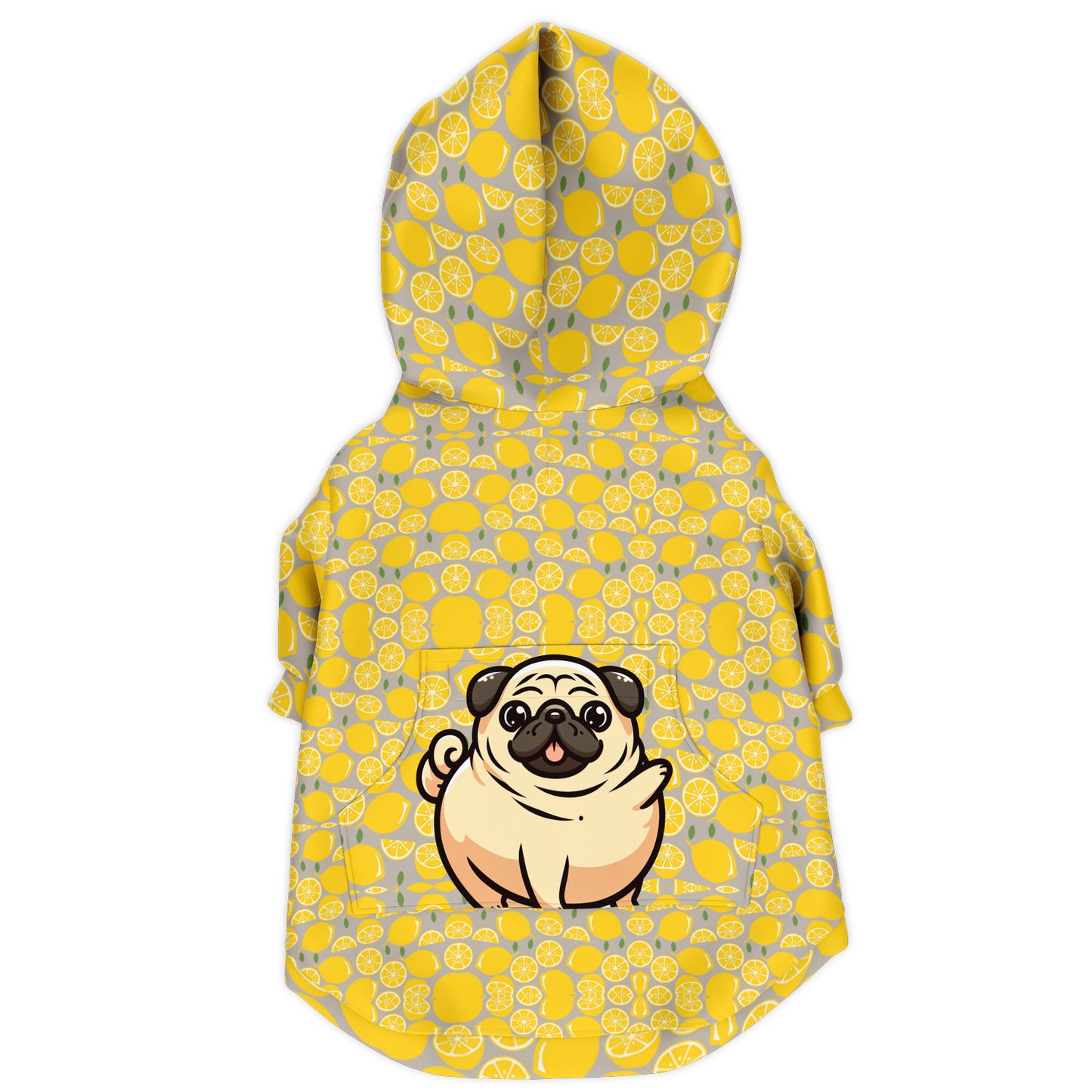 Birdie - Pug Zip-Up Hoodie