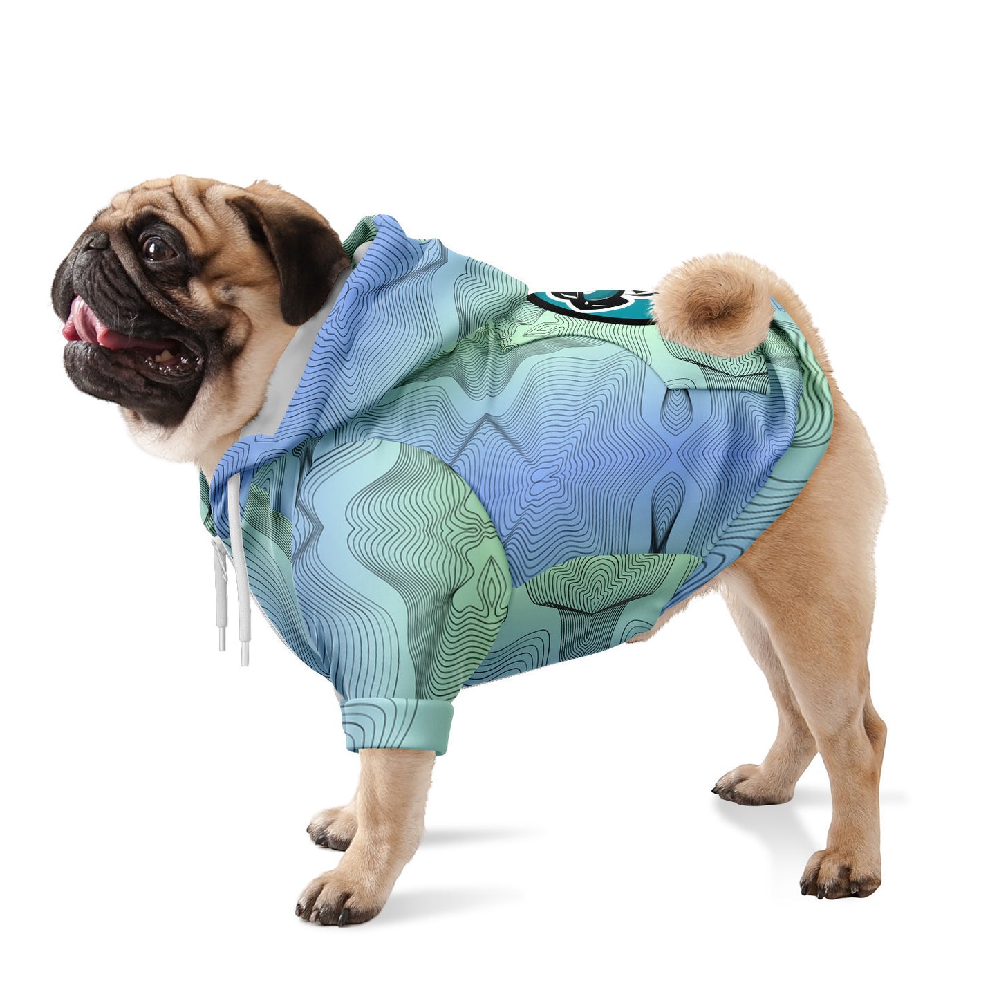 Soju - Pug Zip-Up Hoodie
