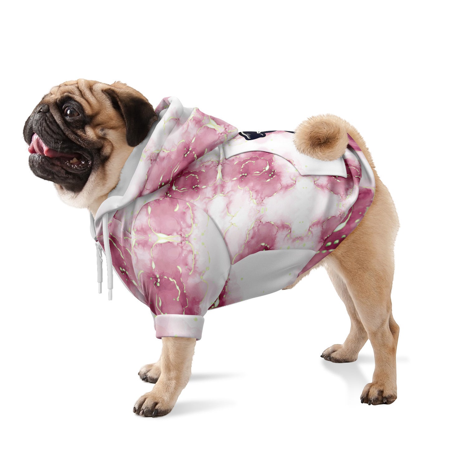 Rudy - Pug Zip-Up Hoodie