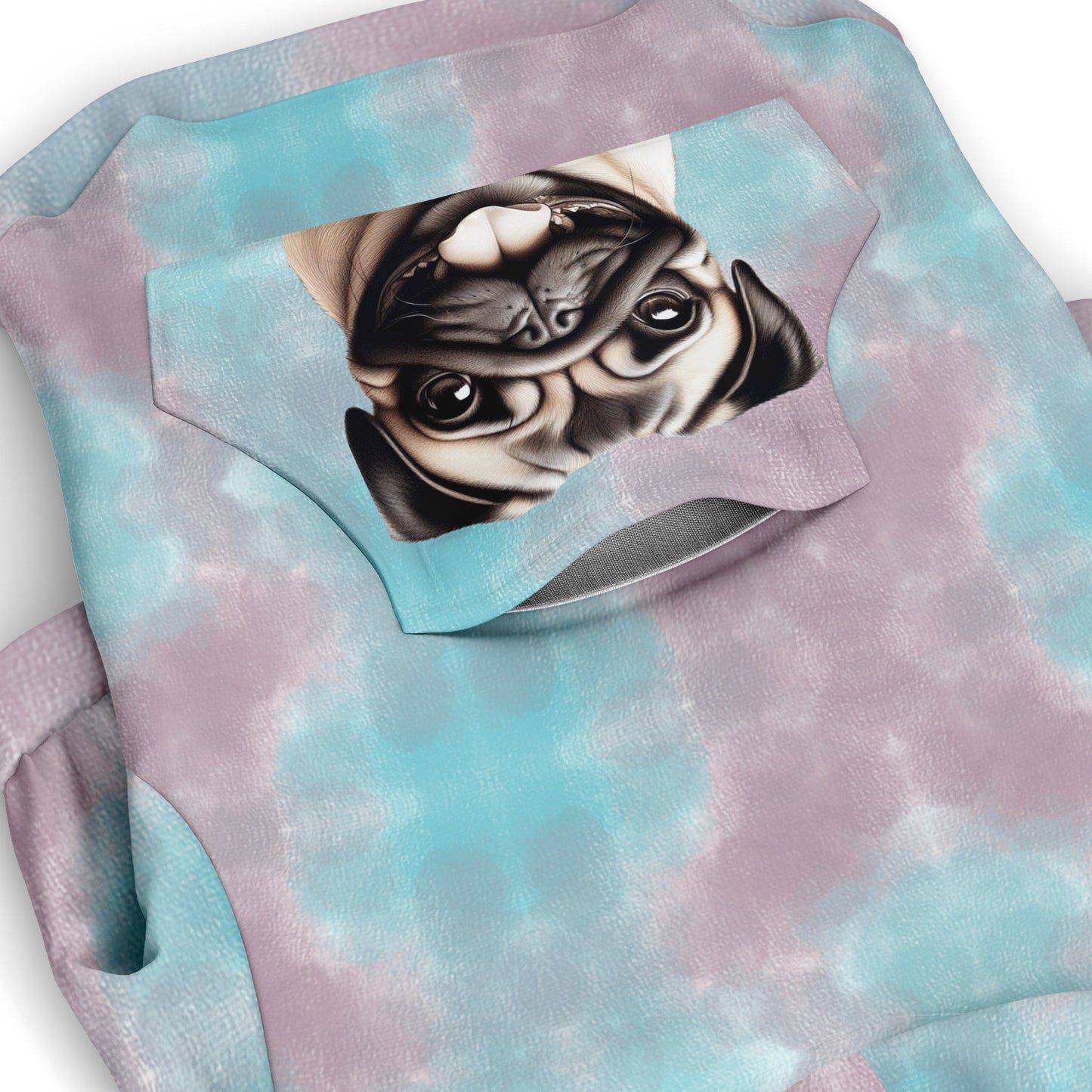 Mason - Pug Zip-Up Hoodie