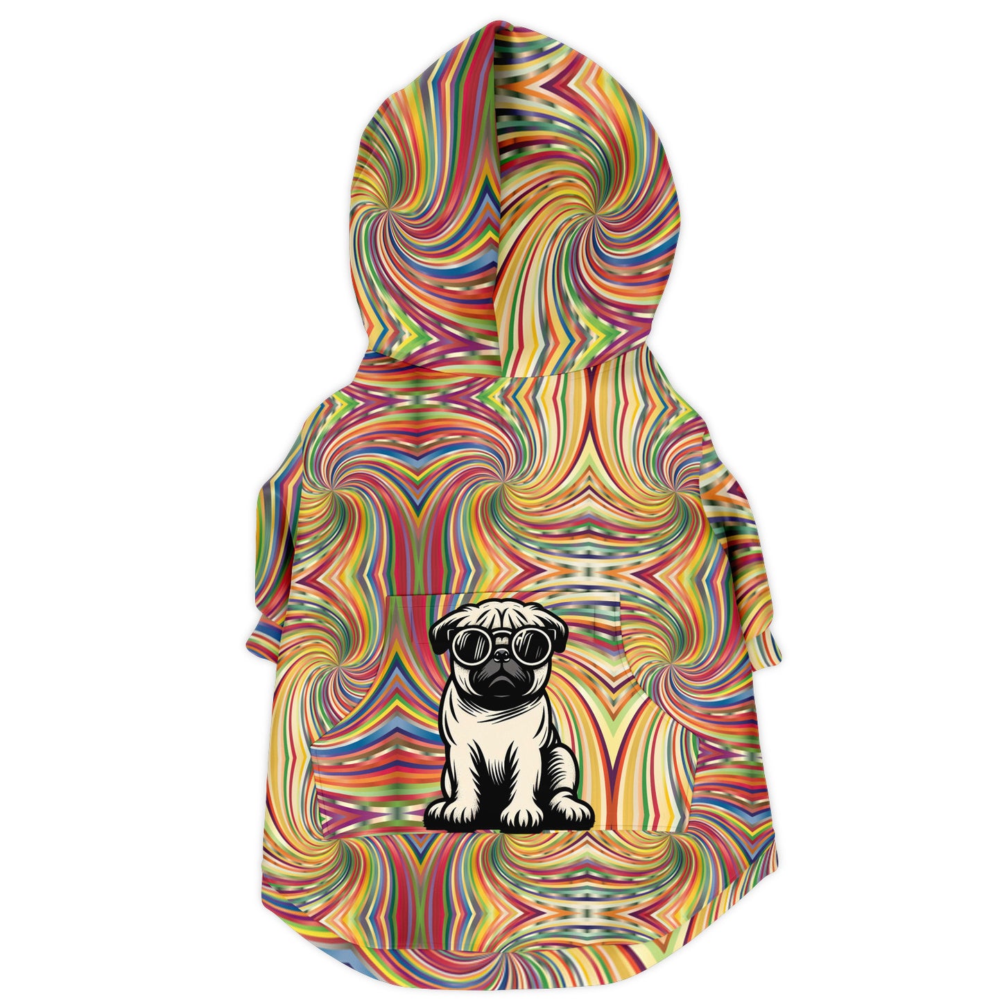Virgil - Pug Zip-Up Hoodie