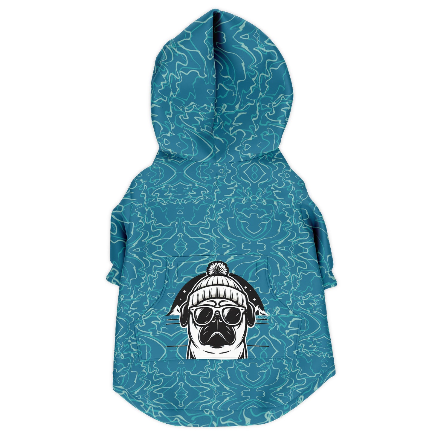 Tony - Pug Zip-Up Hoodie