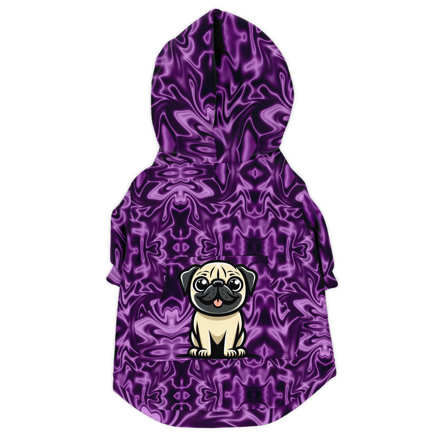 Dog name - Pug Zip-Up Hoodie