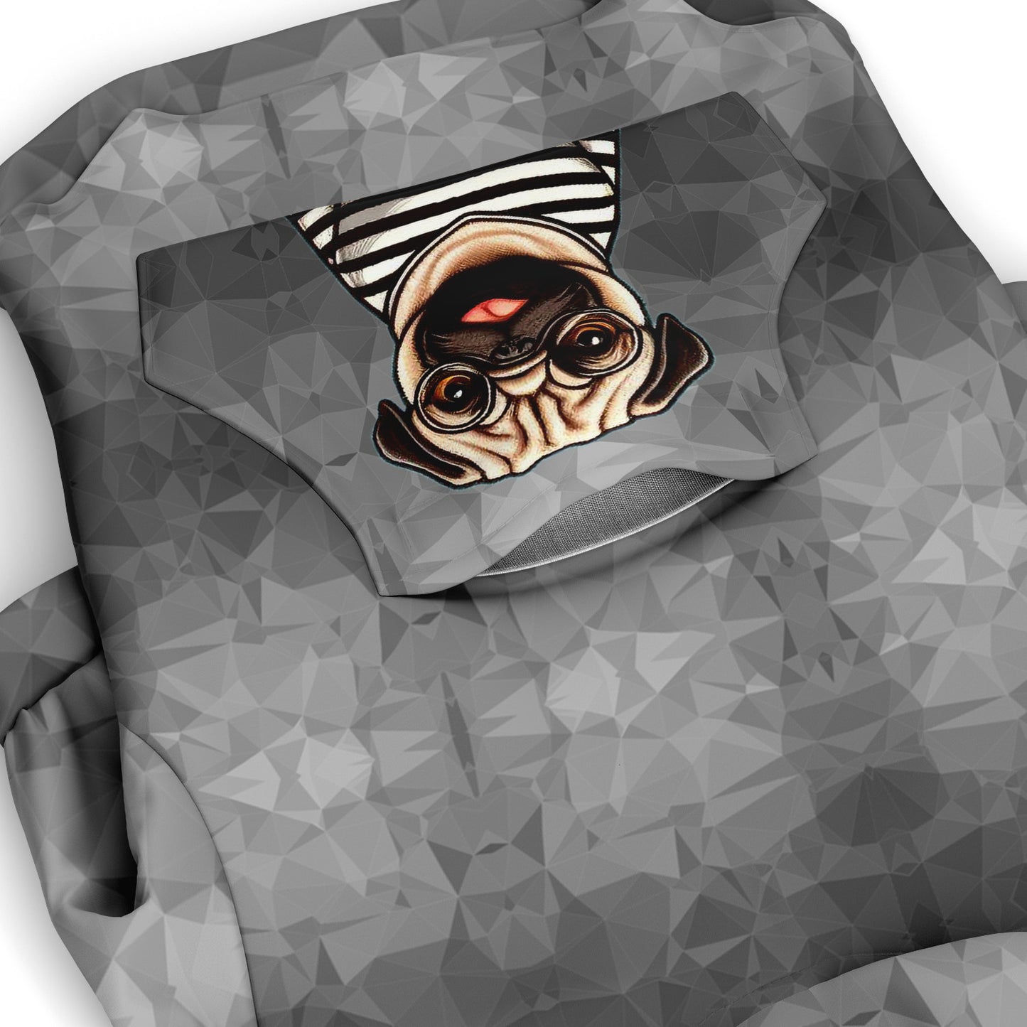 Ruby - Pug Zip-Up Hoodie