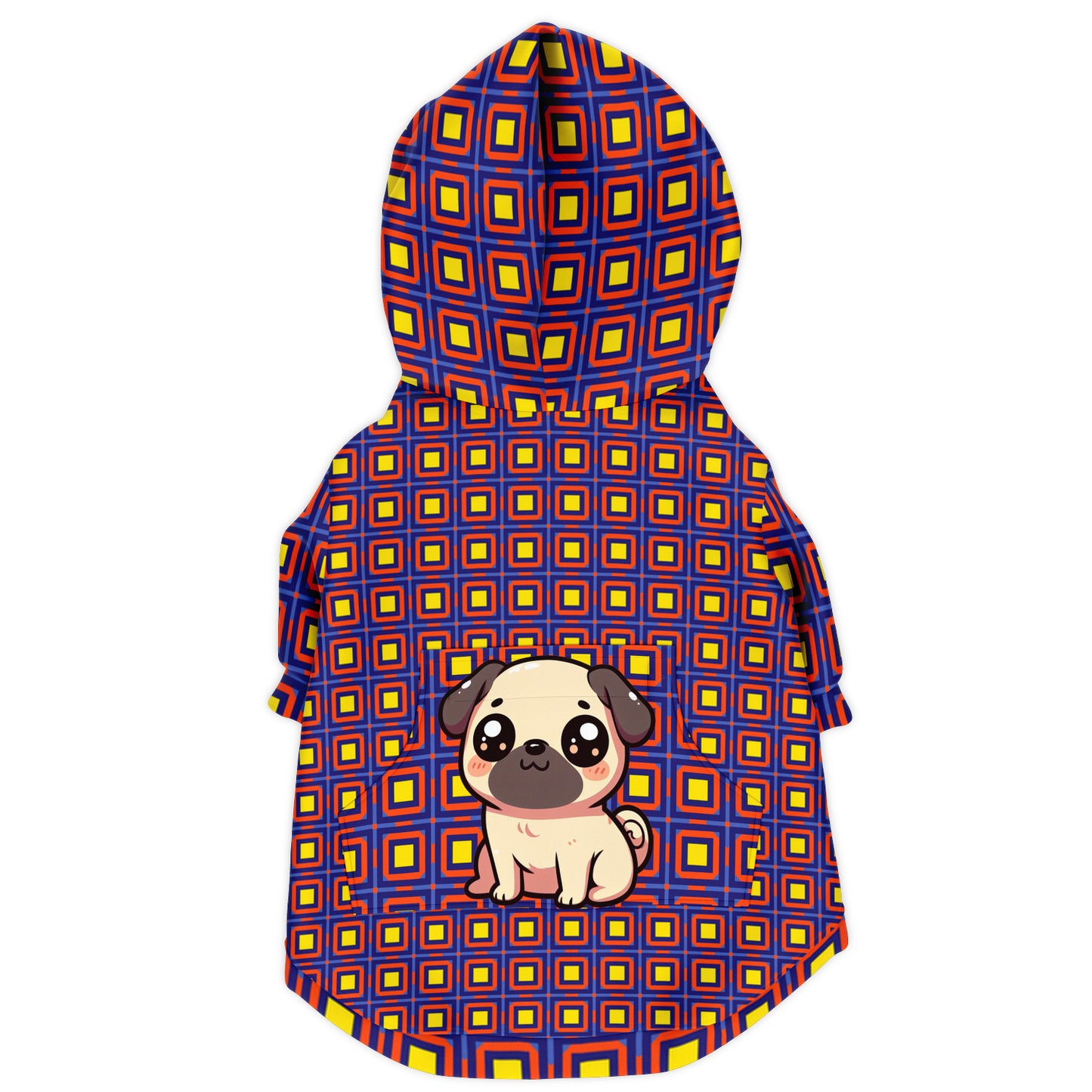 Dixon - Pug Zip-Up Hoodie
