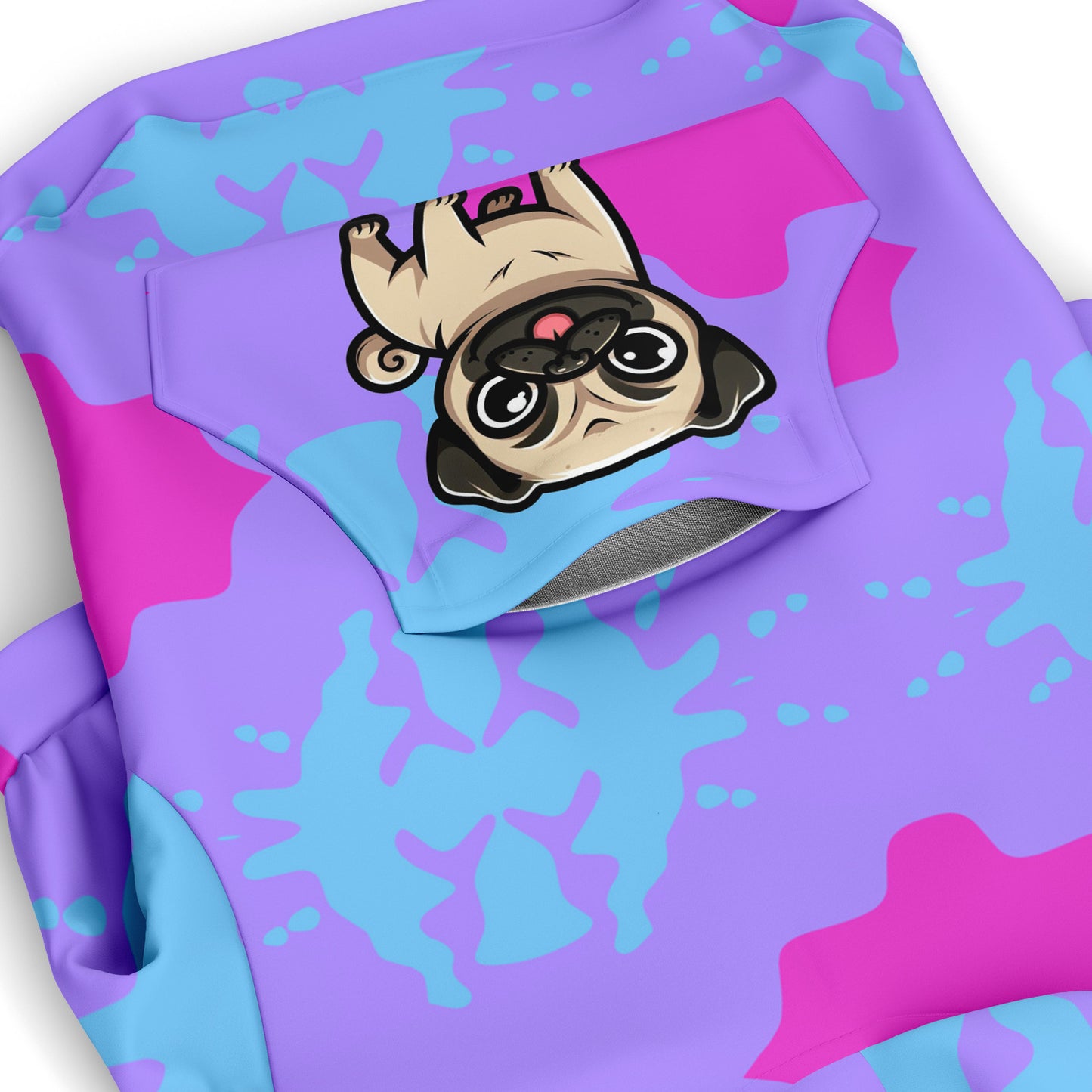 Cillian - Pug Zip-Up Hoodie