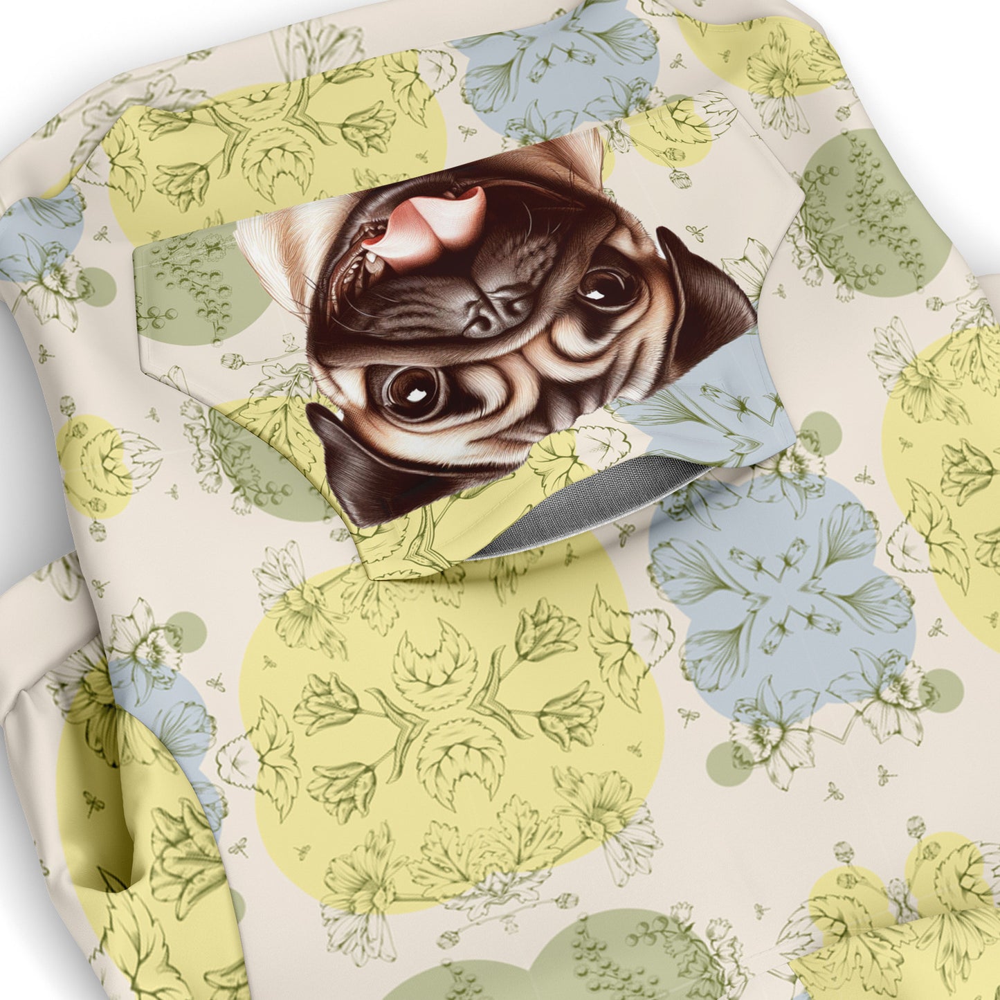 Sandy - Pug Zip-Up Hoodie