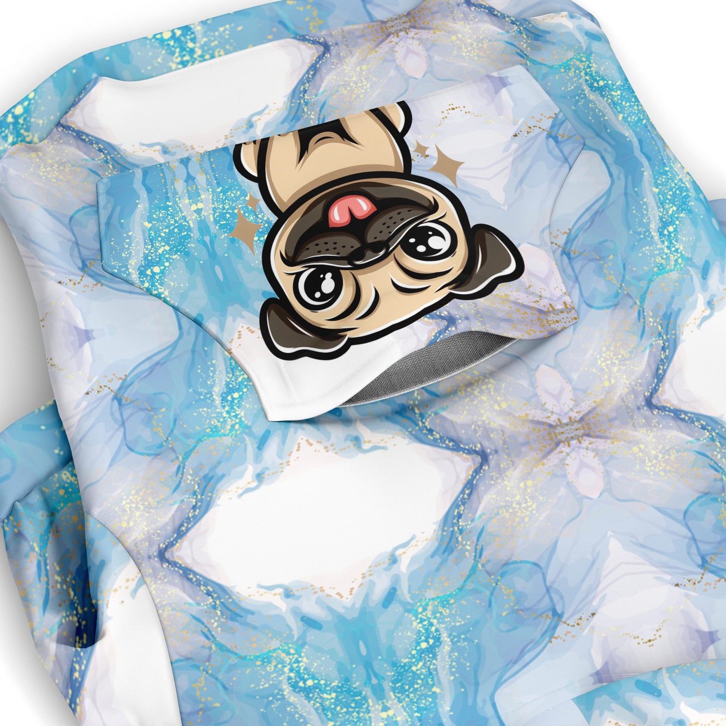 Mary - Pug Zip-Up Hoodie