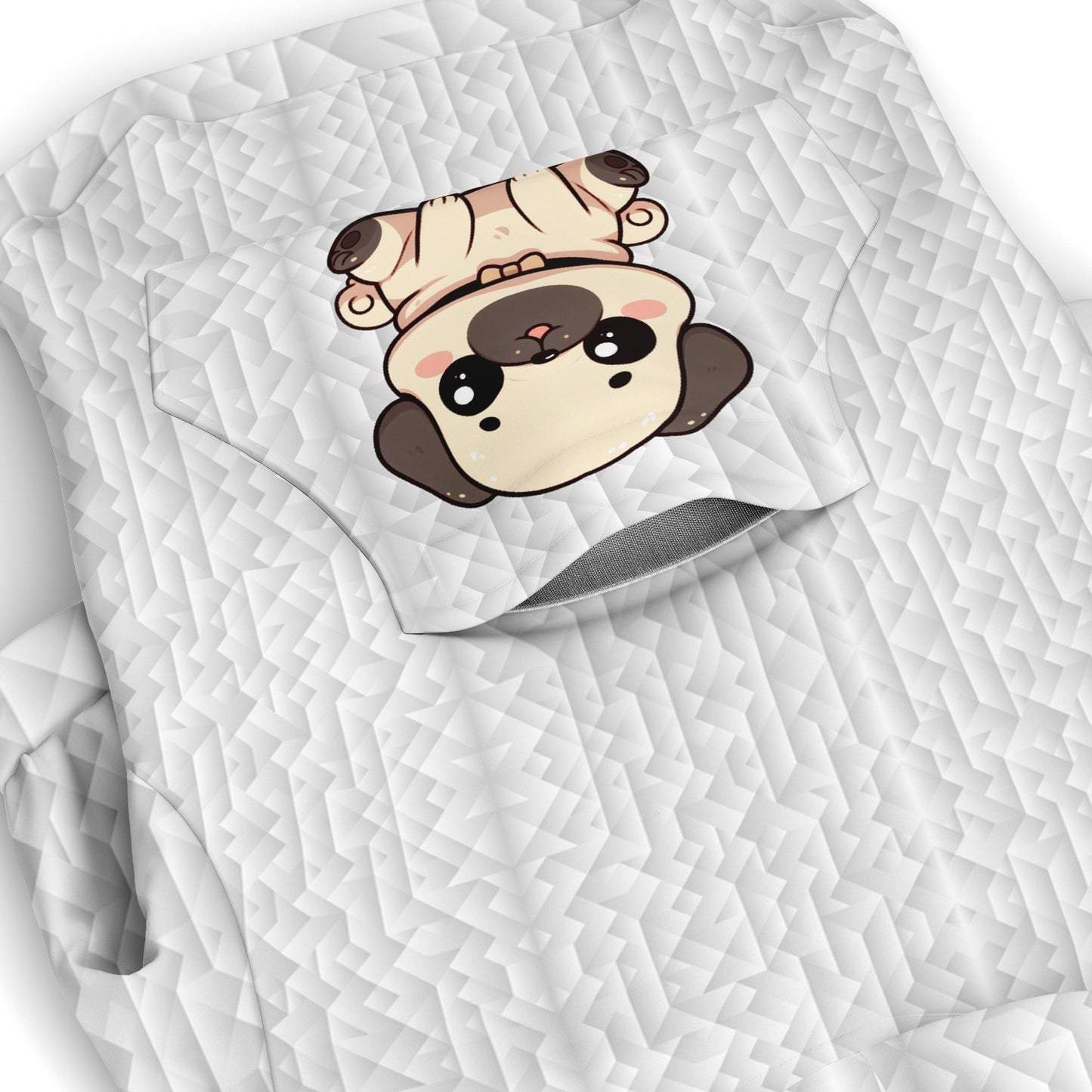 Calipso - Pug Zip-Up Hoodie
