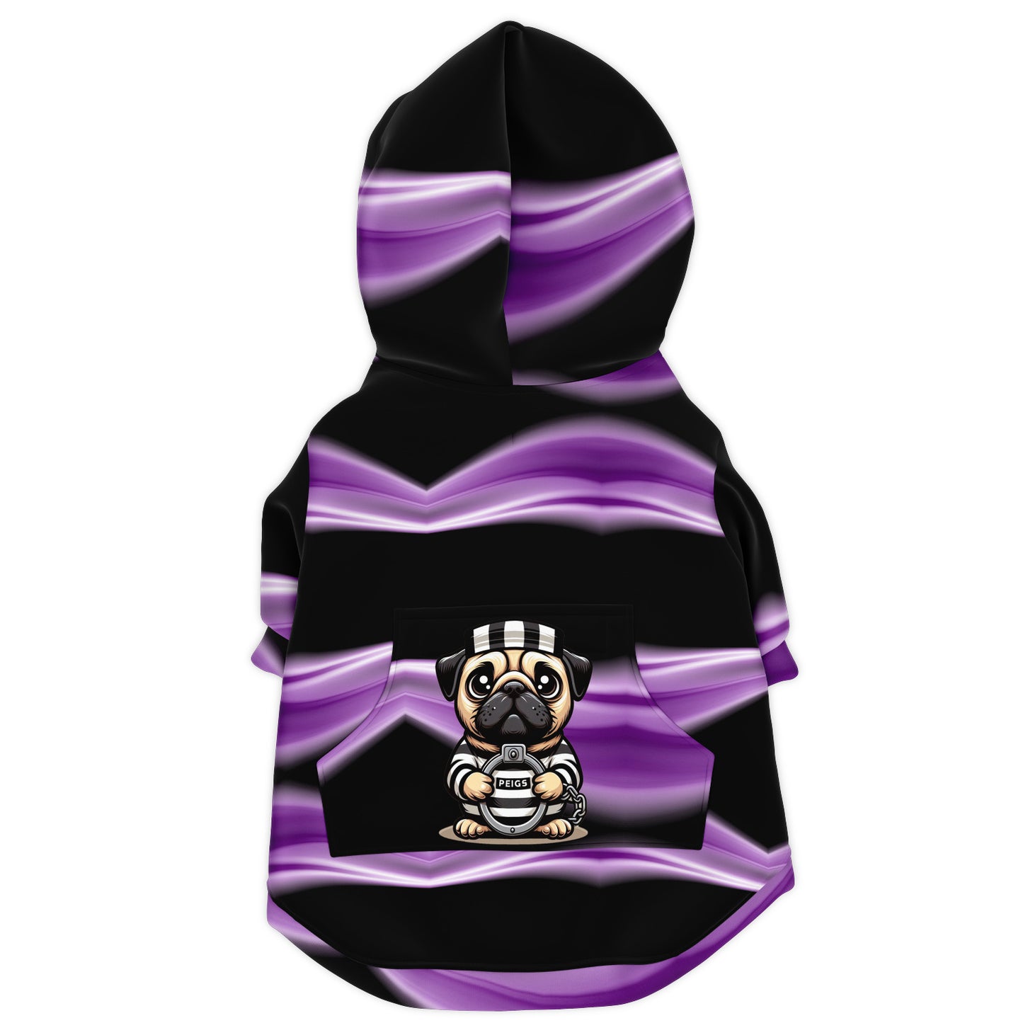 Cappy - Pug Zip-Up Hoodie