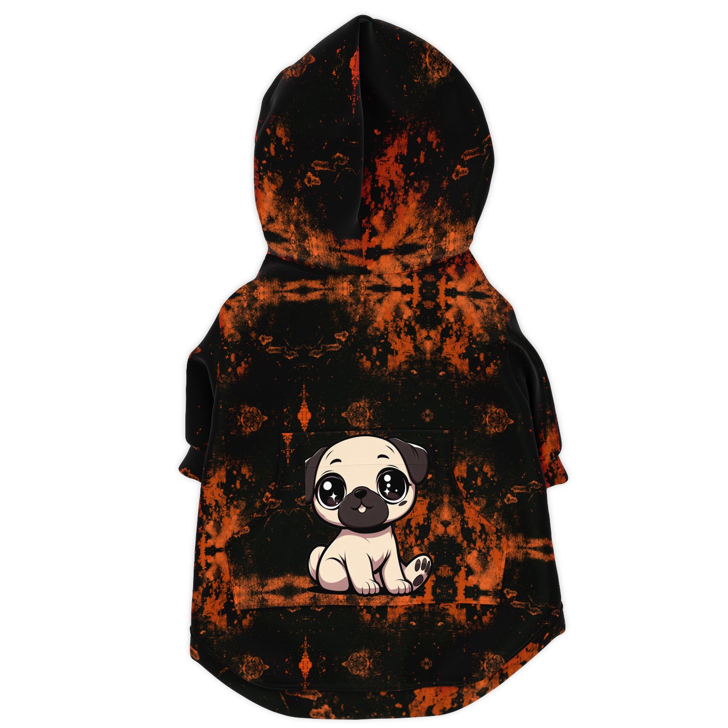 Lillian - Pug Zip-Up Hoodie