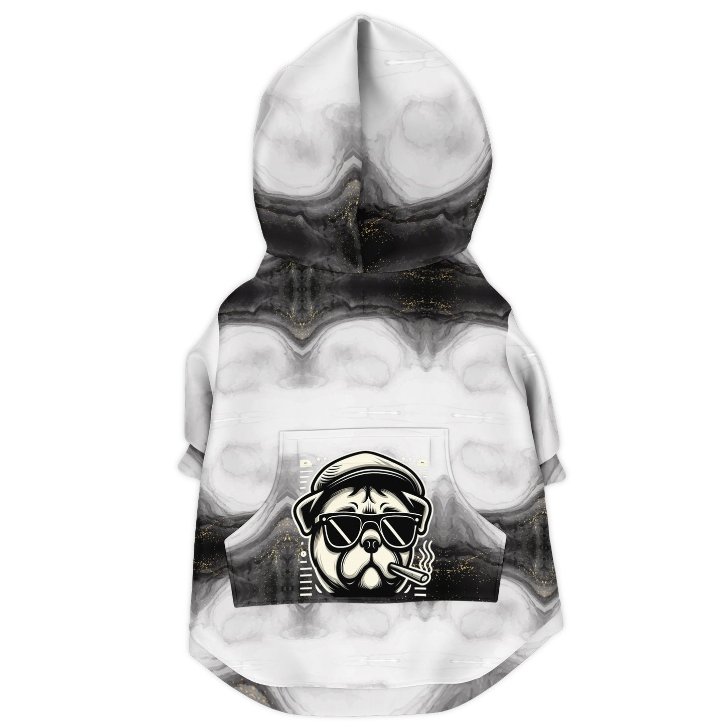 Joey - Pug Zip-Up Hoodie