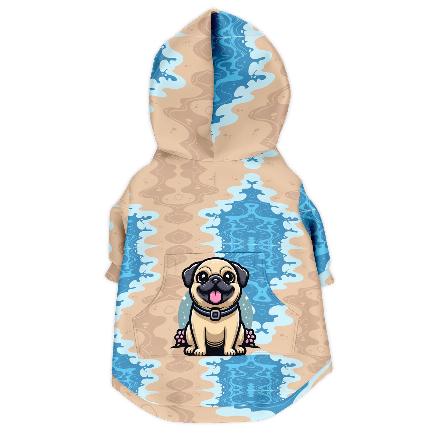 Nora - Pug Zip-Up Hoodie