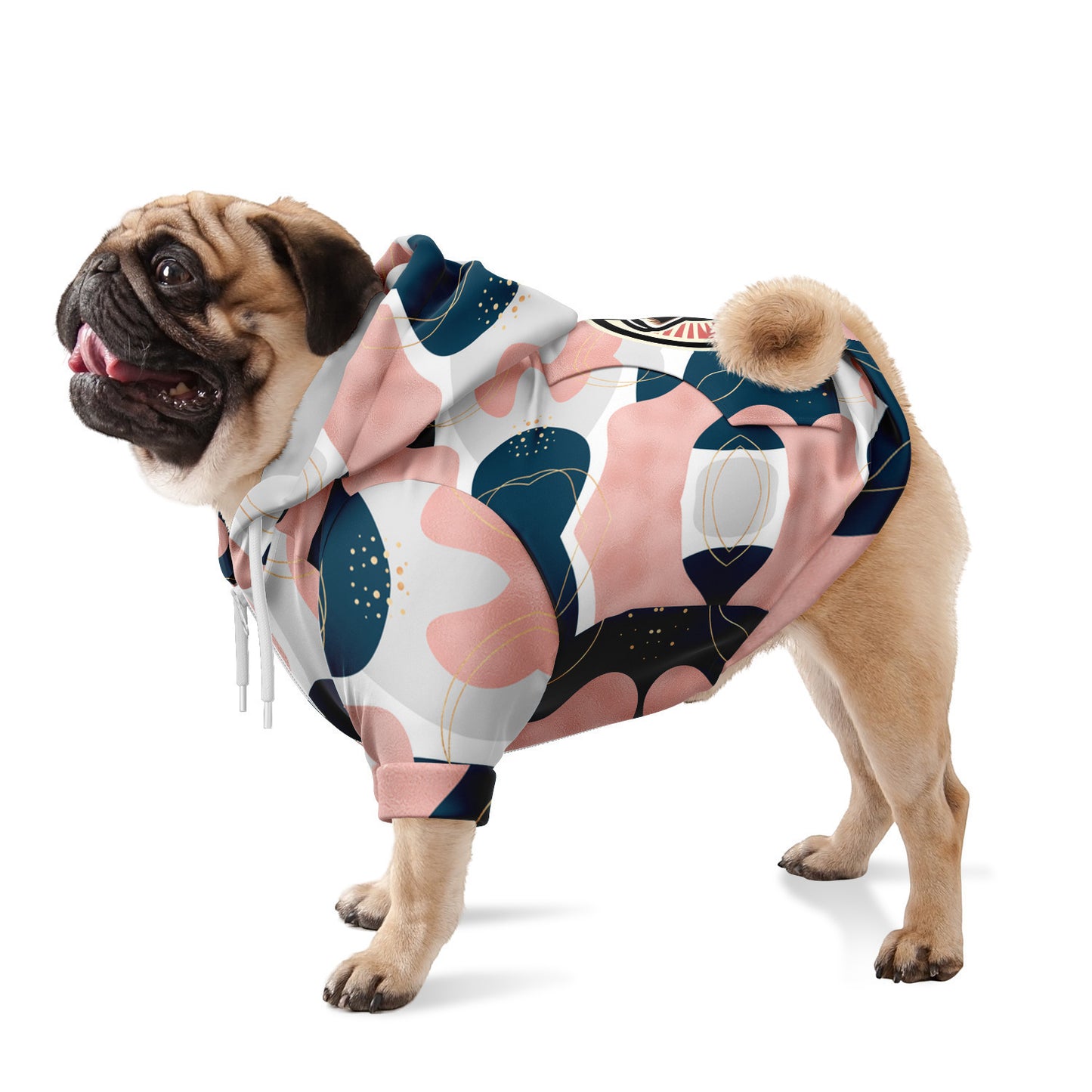 Ruth - Pug Zip-Up Hoodie
