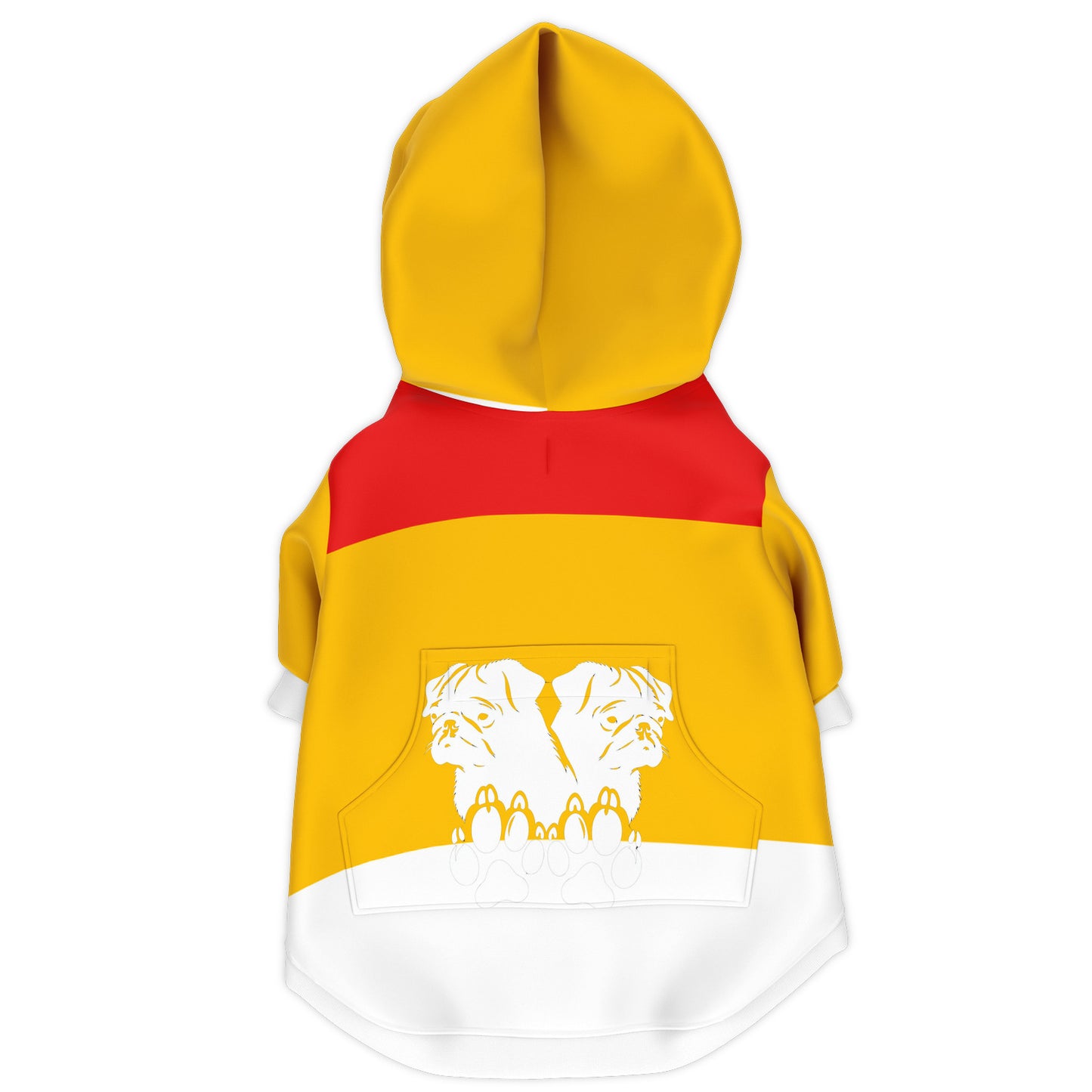 Dixie - Pug Zip-Up Hoodie