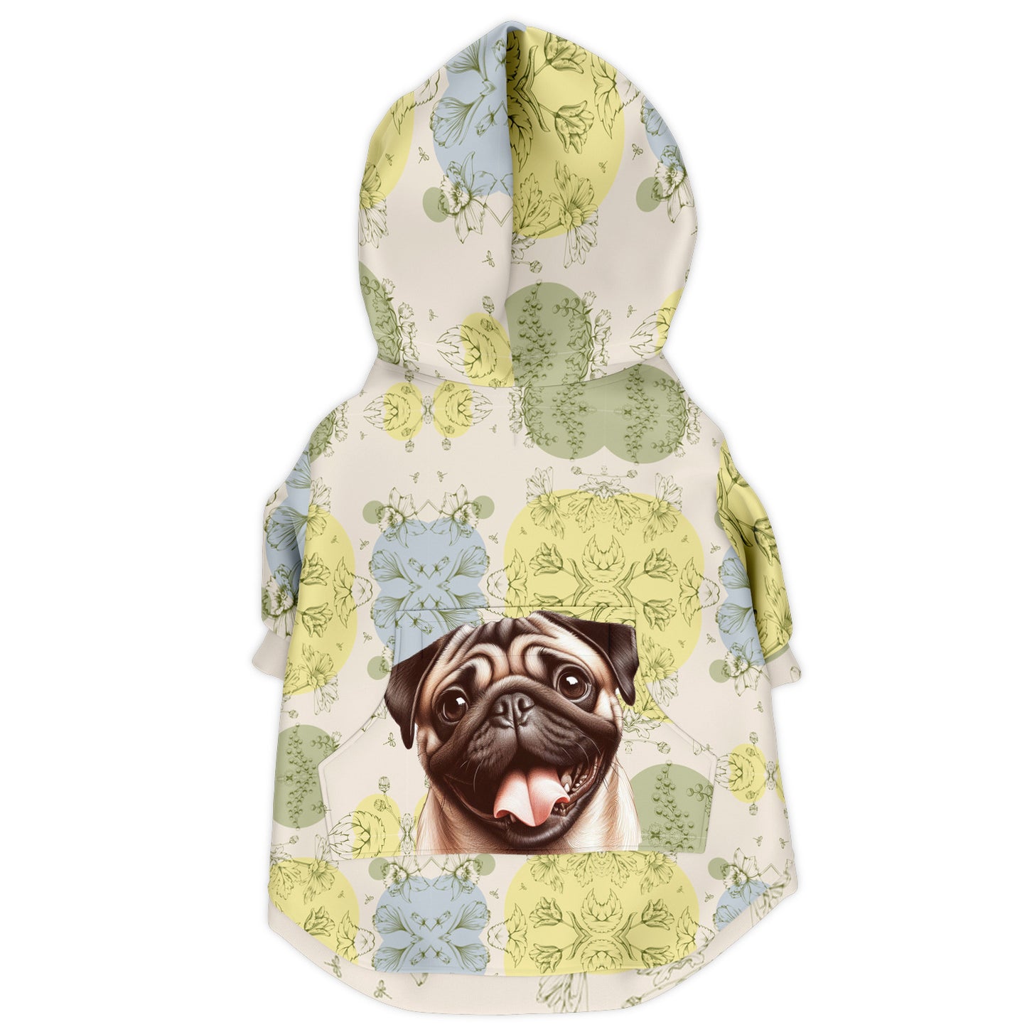 Sandy - Pug Zip-Up Hoodie