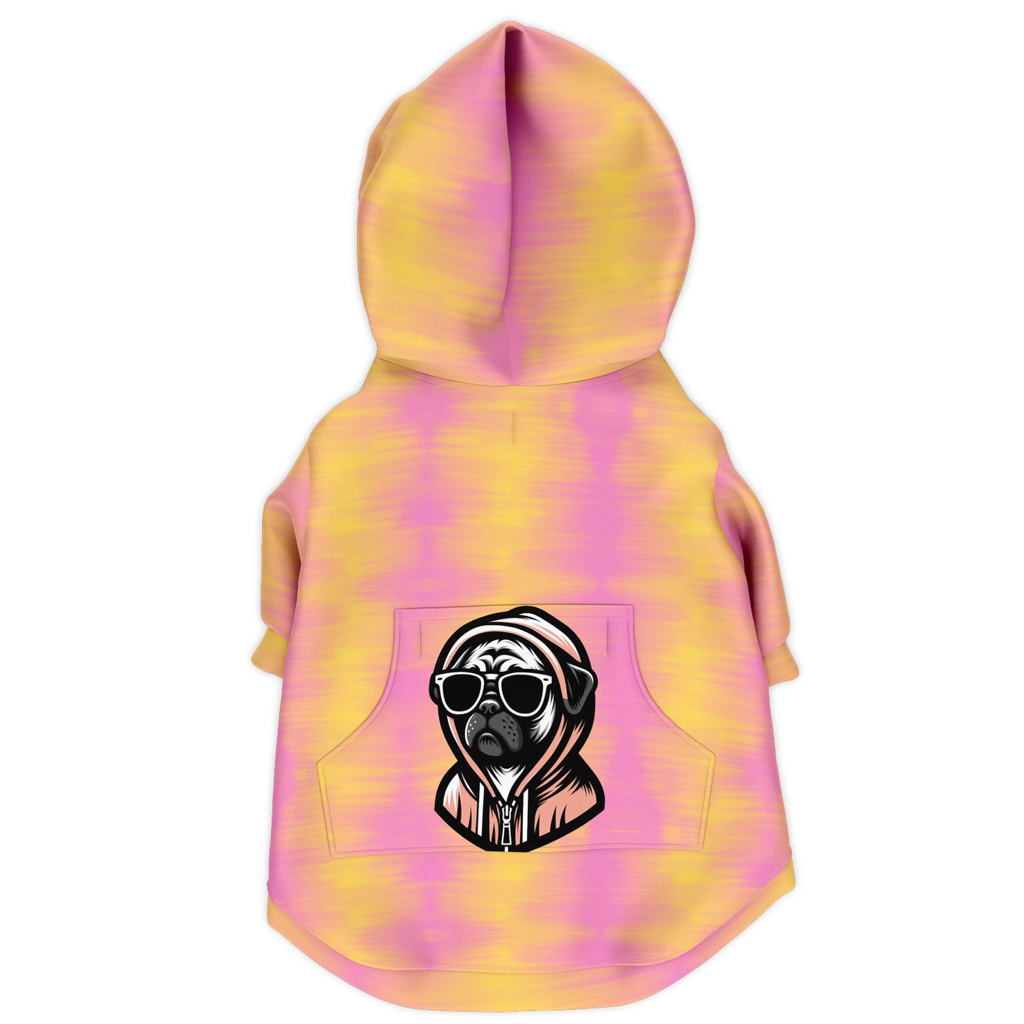 Joey - Pug Zip-Up Hoodie