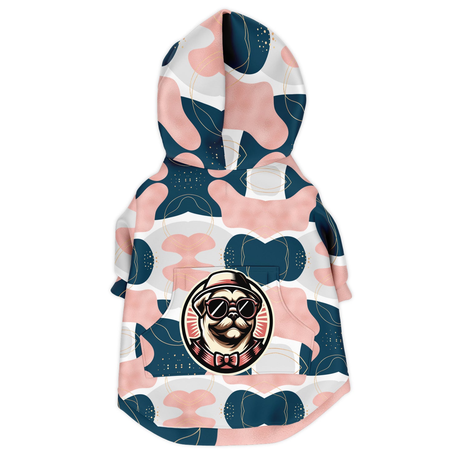 Ruth - Pug Zip-Up Hoodie