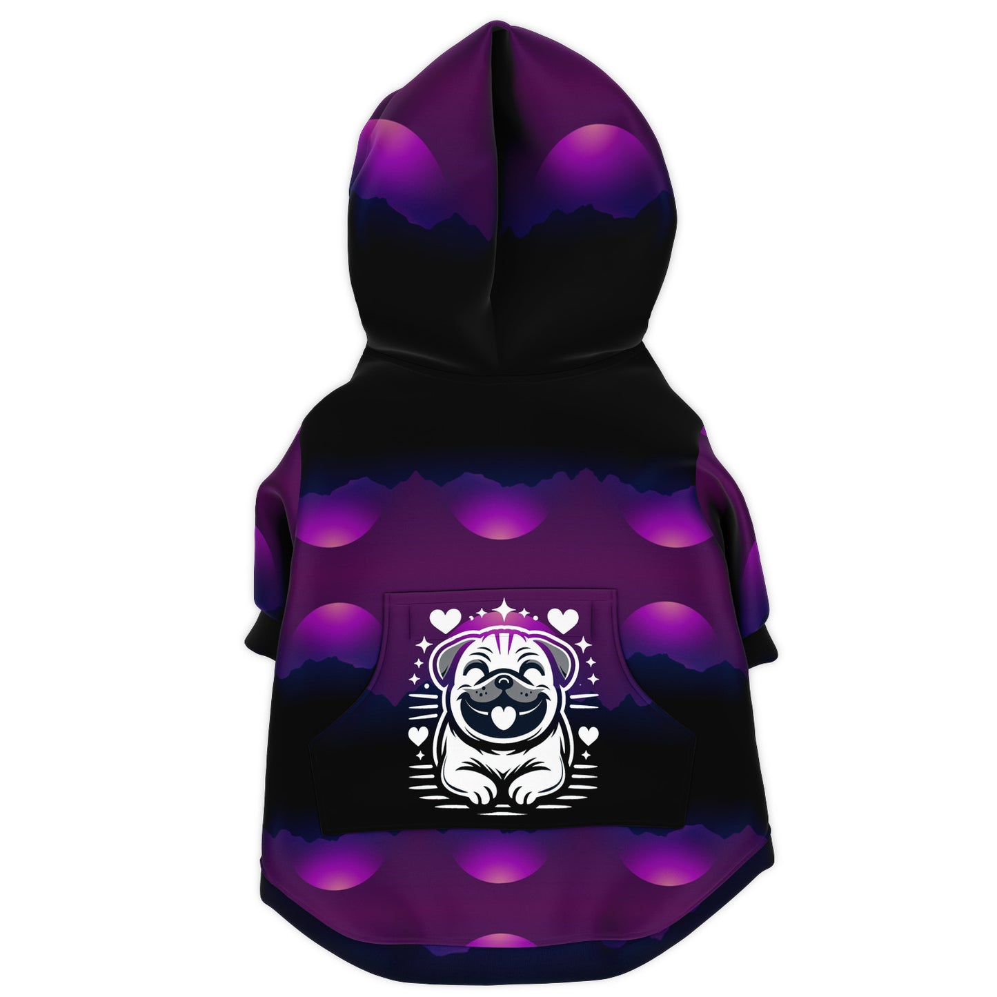 King - Pug Zip-Up Hoodie