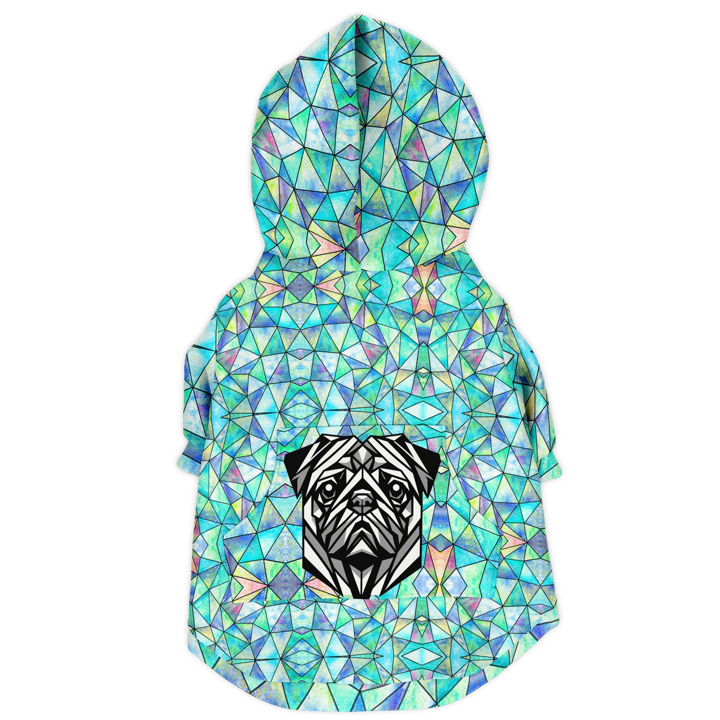 Lucky - Pug Zip-Up Hoodie