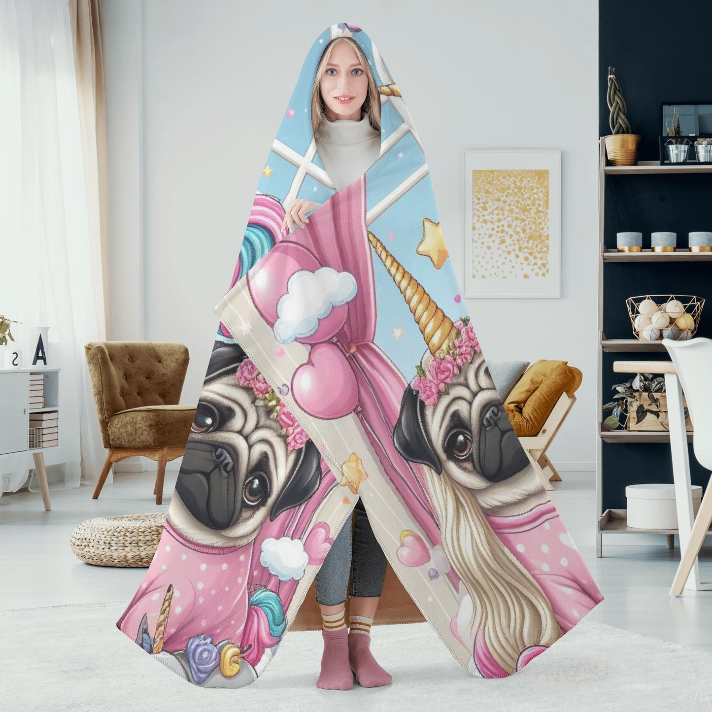 Pixel - Hooded Blanket