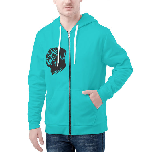 Yeti - All Over Print Zip Up Hoodie
