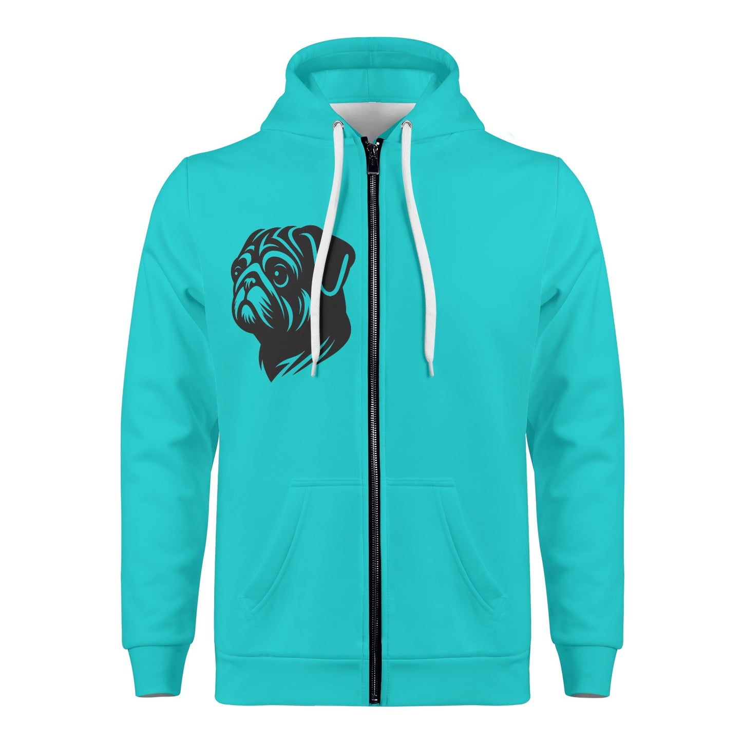 Yeti - All Over Print Zip Up Hoodie