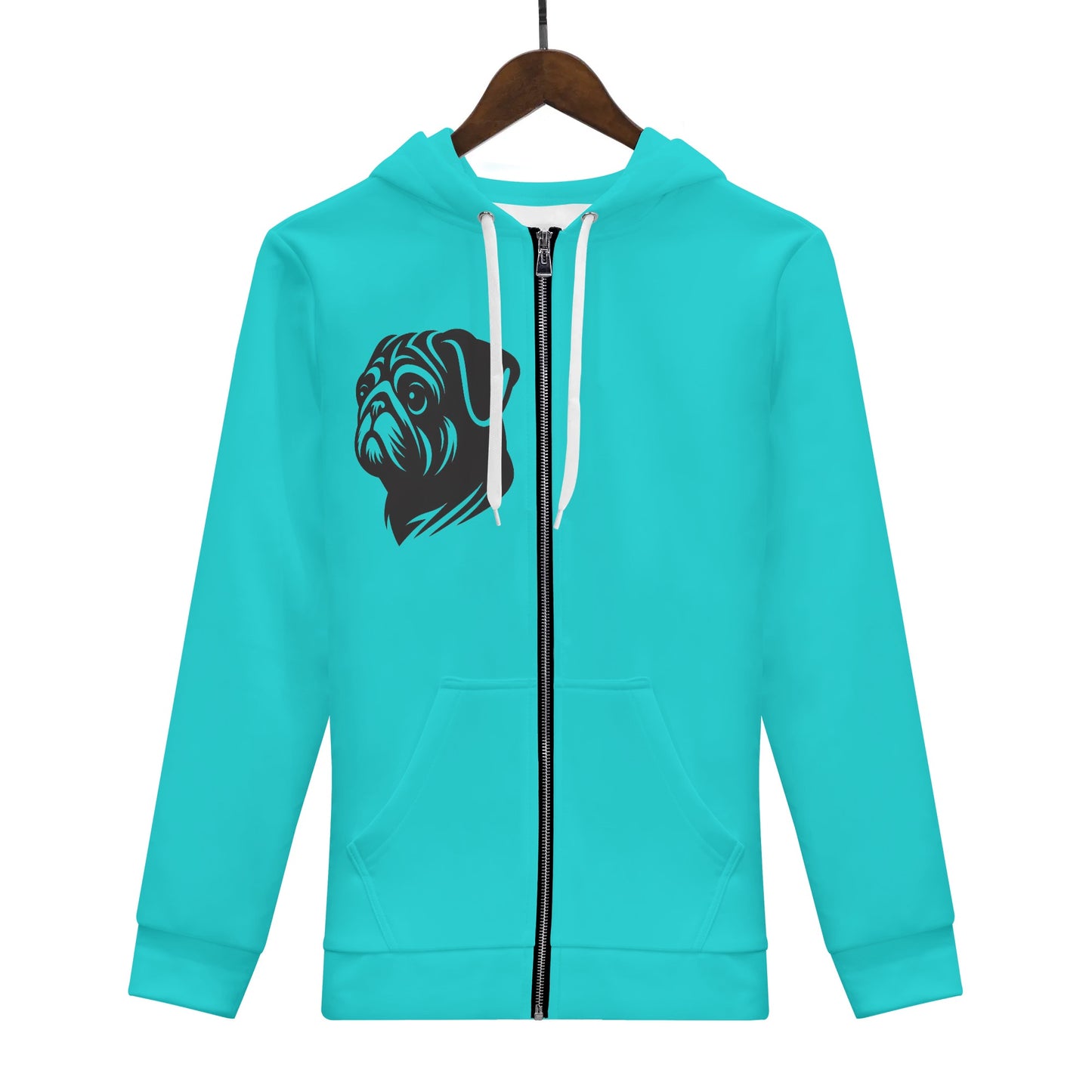 Yeti - All Over Print Zip Up Hoodie