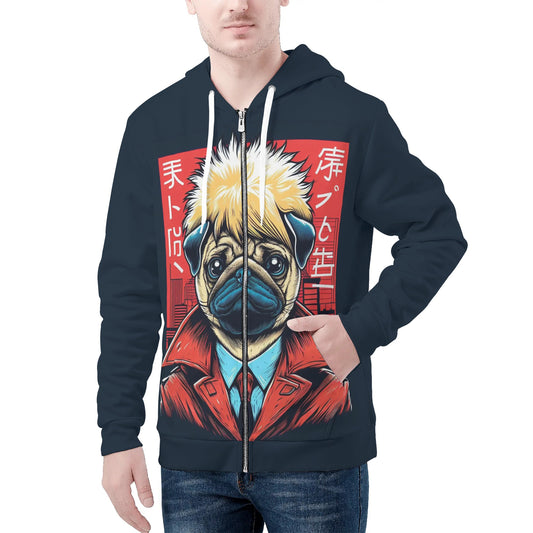 Ursa - All Over Print Zip Up Hoodie