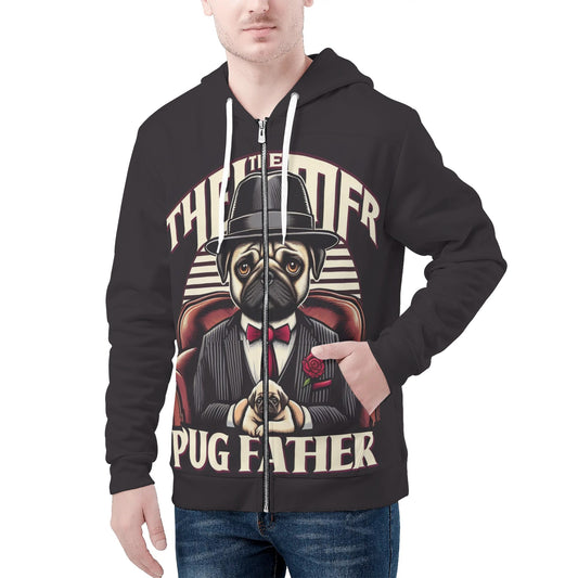 Mondo - All Over Print Zip Up Hoodie