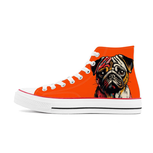 Paisley - Classic High Top Canvas Shoes