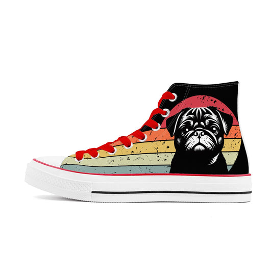 Mia - Classic High Top Canvas Shoes