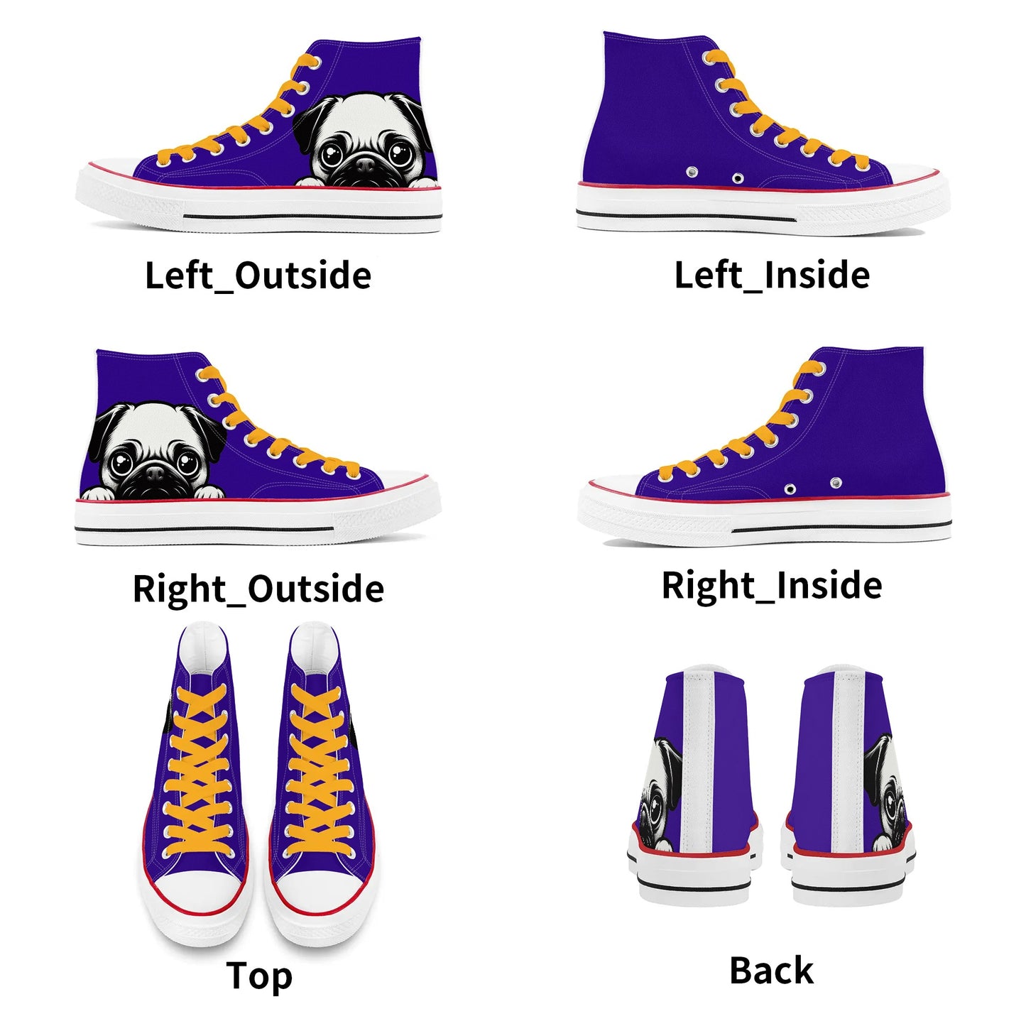 Zoey - Classic High Top Canvas Shoes