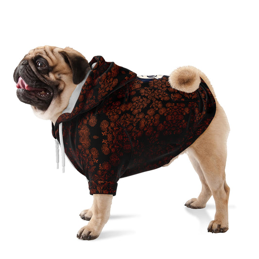 Navy - Pug Zip-Up Hoodie