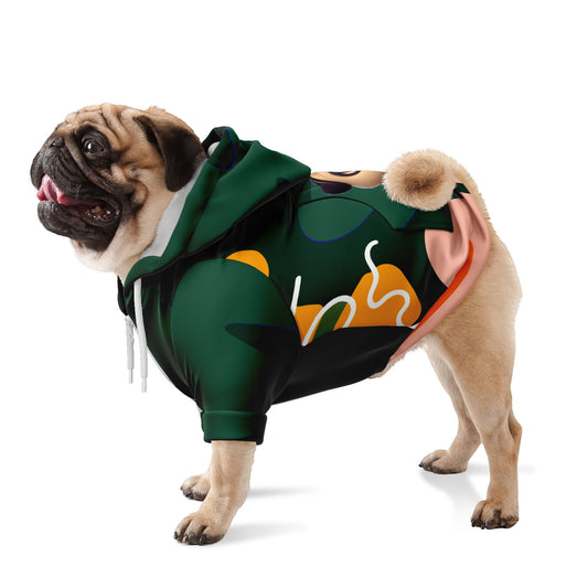 Lucy - Pug Zip-Up Hoodie