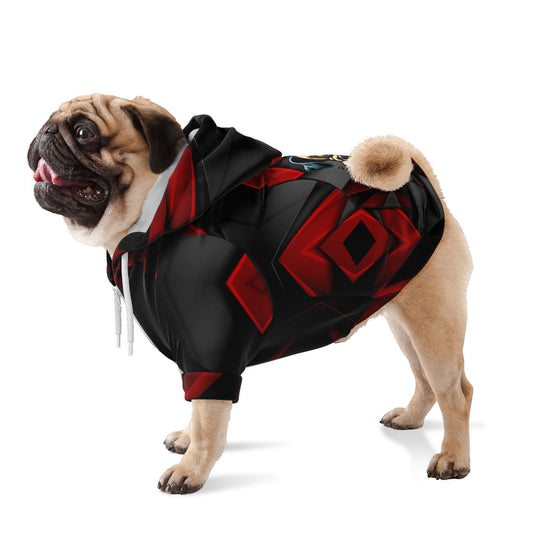 Malbec - Pug Zip-Up Hoodie